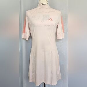 Adidas Light Pink Long Sleeve Tennis Dress & Shorts Set NWT